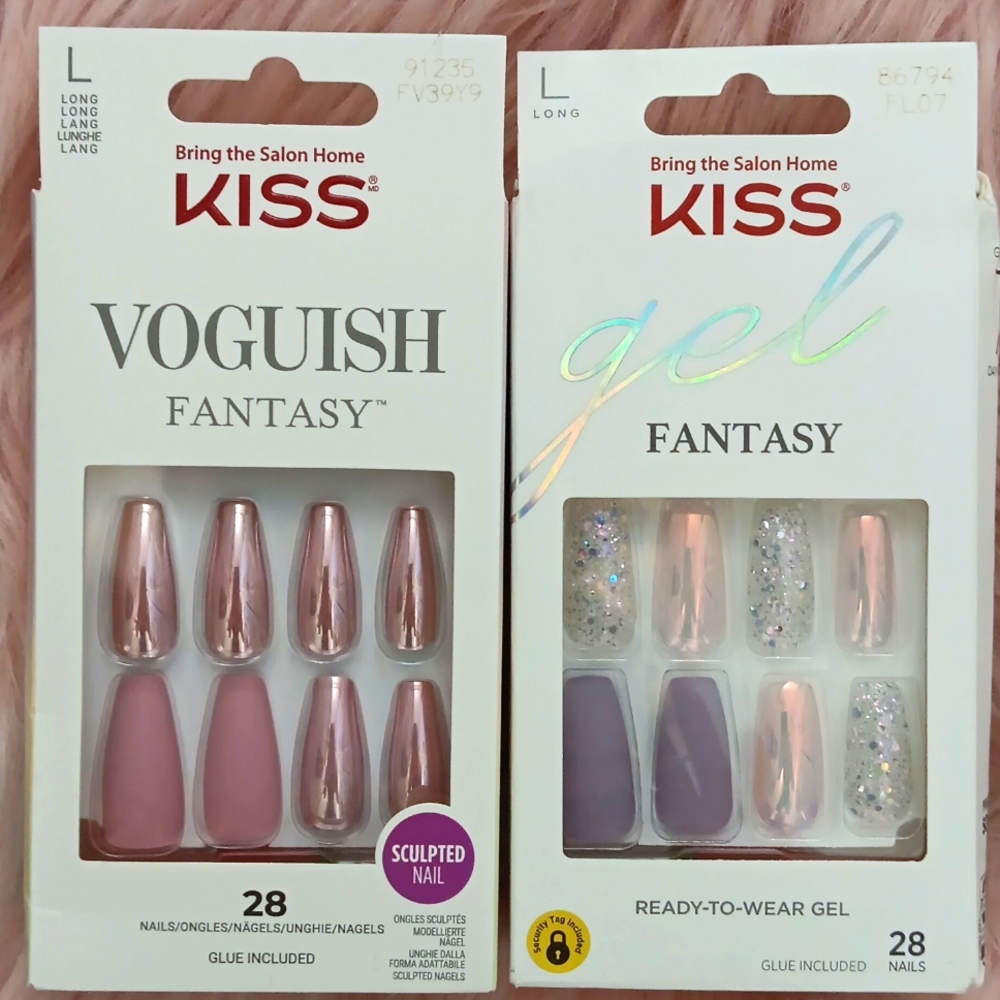 Brand New 2CT BUNDLE KISS False Nails-L